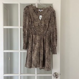 Cheetah print dress
